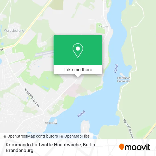 Карта Kommando Luftwaffe Hauptwache