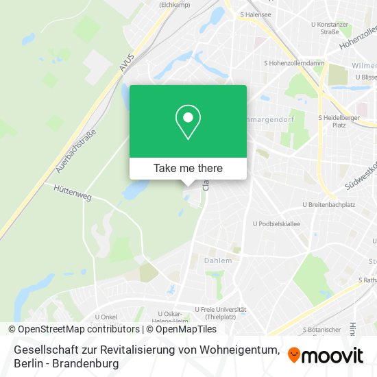 Gesellschaft zur Revitalisierung von Wohneigentum map