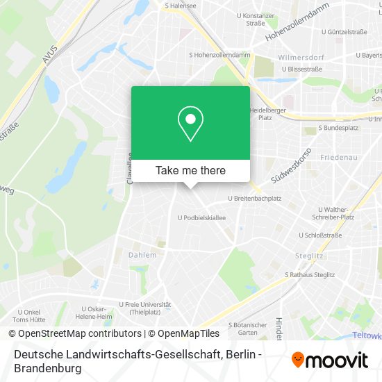 Deutsche Landwirtschafts-Gesellschaft map