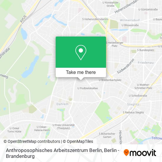 Anthroposophisches Arbeitszentrum Berlin map