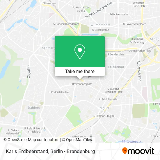 Карта Karls Erdbeerstand