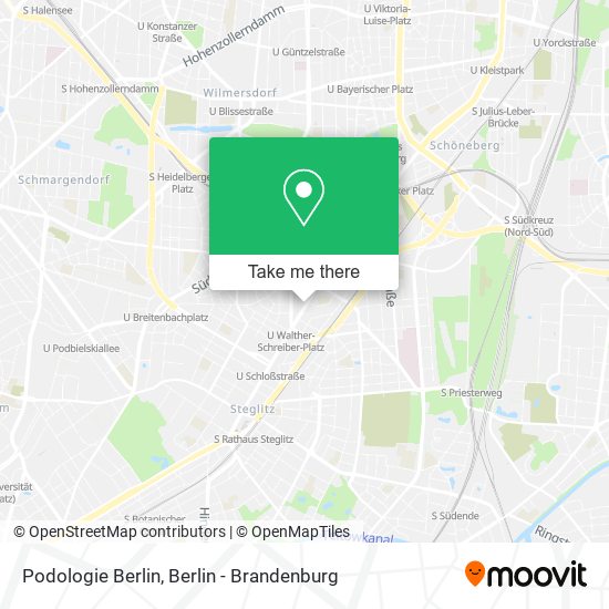 Podologie Berlin map