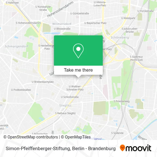 Simon-Pfeiffenberger-Stiftung map