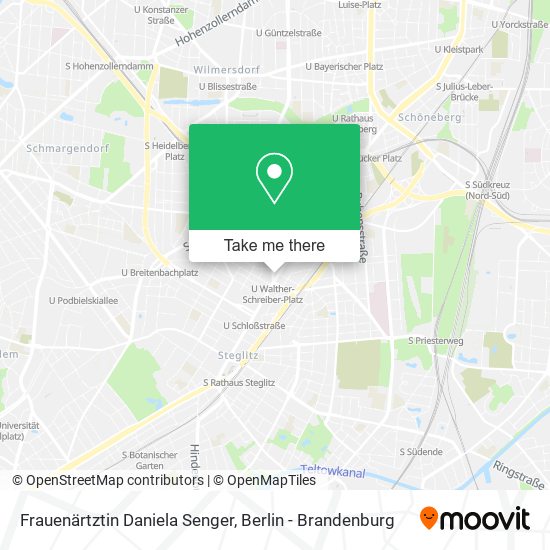 Карта Frauenärtztin Daniela Senger