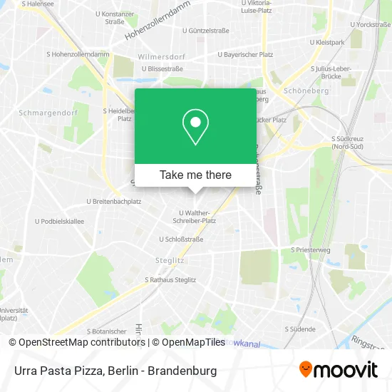 Urra Pasta Pizza map