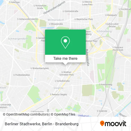 Berliner Stadtwerke map