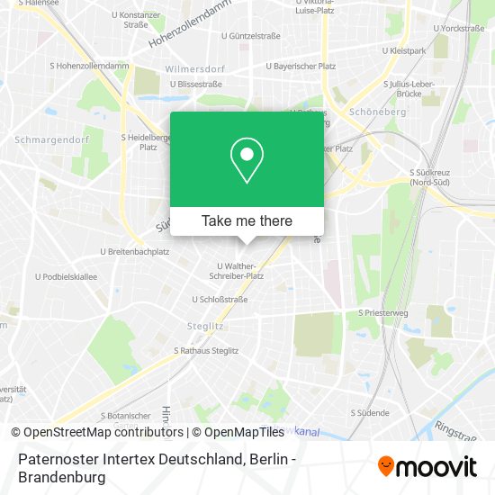 Paternoster Intertex Deutschland map