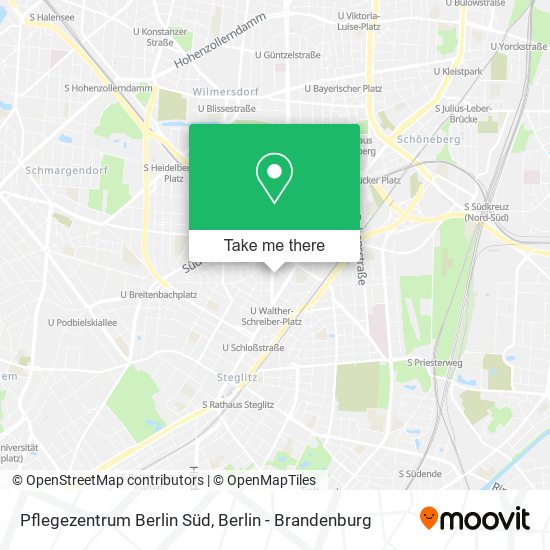 Pflegezentrum Berlin Süd map