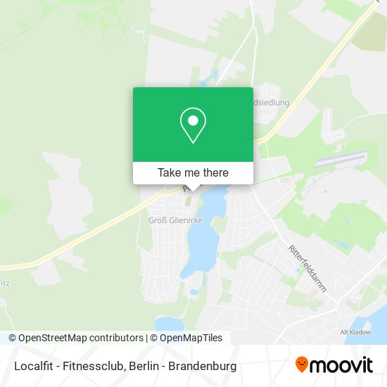 Localfit - Fitnessclub map