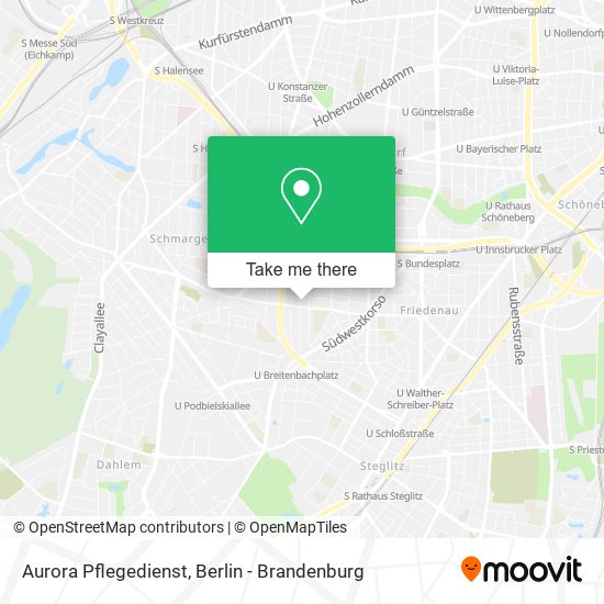 Aurora Pflegedienst map
