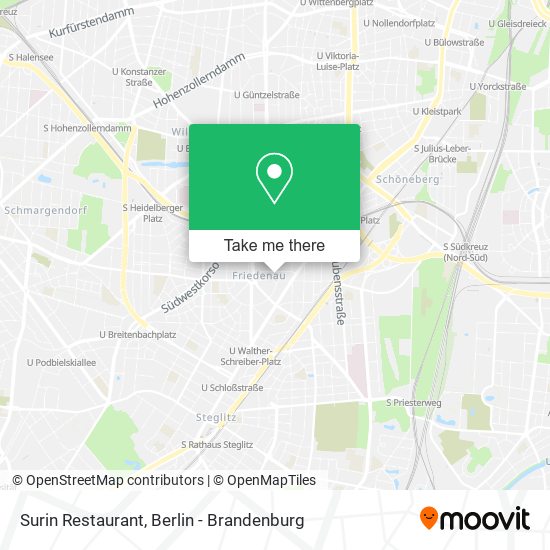 Surin Restaurant map