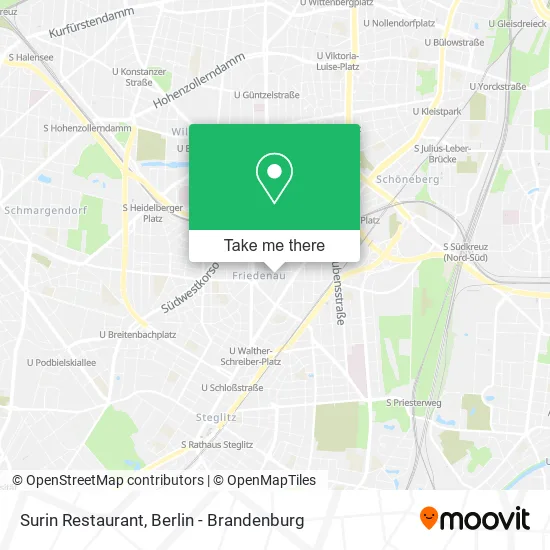 Карта Surin Restaurant