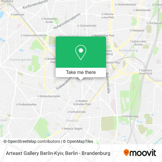 Карта Arteast Gallery Berlin-Kyiv