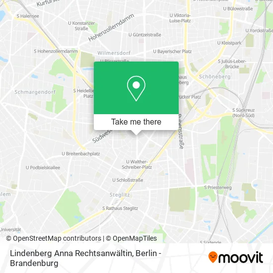 Карта Lindenberg Anna Rechtsanwältin
