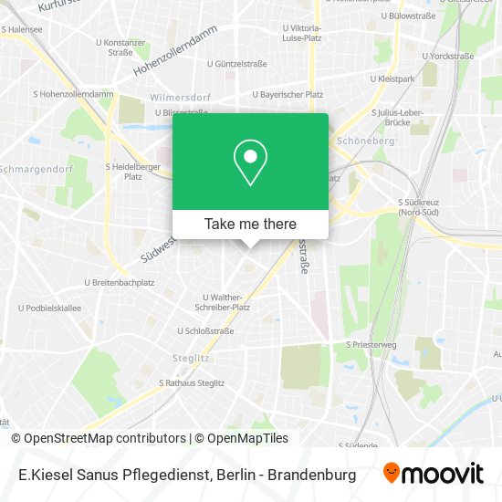 E.Kiesel Sanus Pflegedienst map