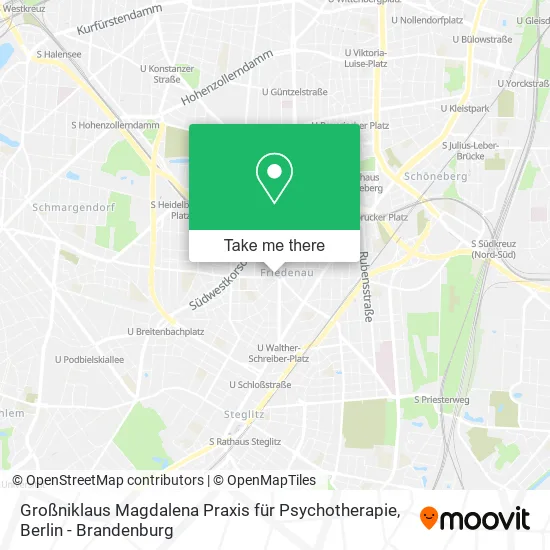 Großniklaus Magdalena Praxis für Psychotherapie map