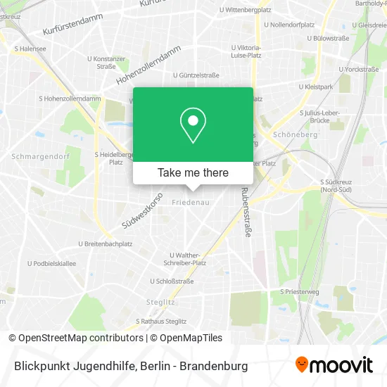 Карта Blickpunkt Jugendhilfe
