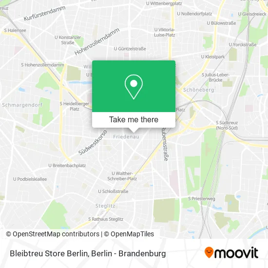 Карта Bleibtreu Store Berlin