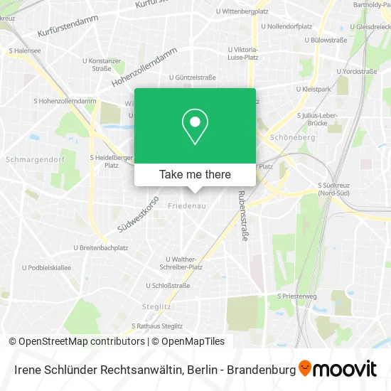 Карта Irene Schlünder Rechtsanwältin