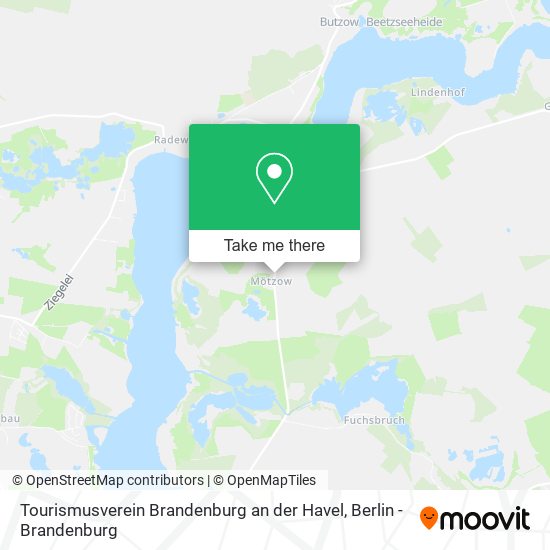 Tourismusverein Brandenburg an der Havel map