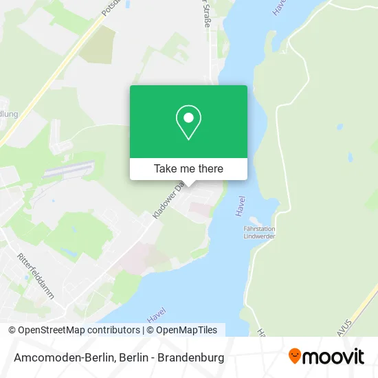 Amcomoden-Berlin map