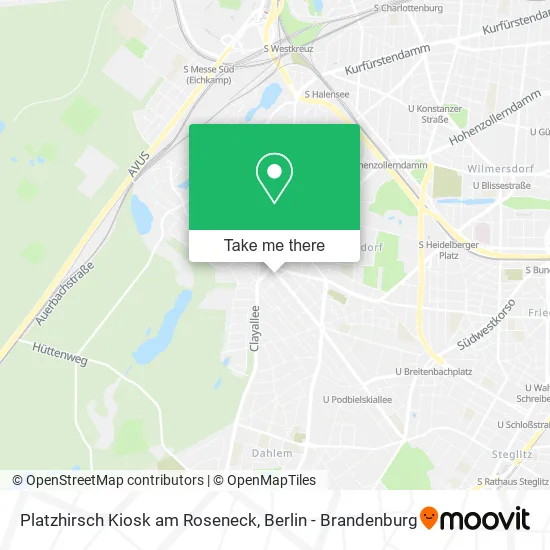 Карта Platzhirsch Kiosk am Roseneck