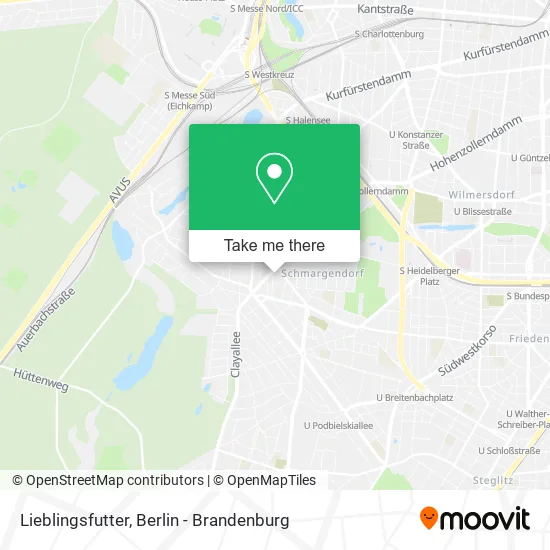 Карта Lieblingsfutter