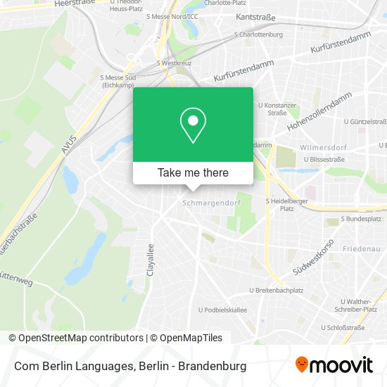 Com Berlin Languages map
