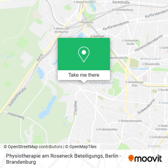 Карта Physiotherapie am Roseneck Beteiligungs