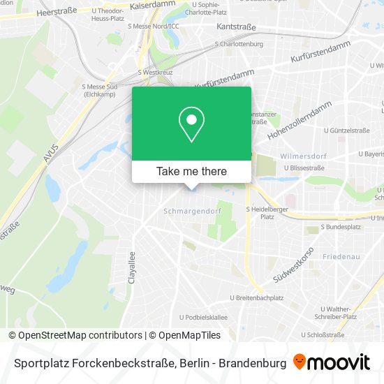 Sportplatz Forckenbeckstraße map