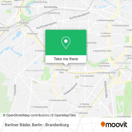 Карта Berliner Bäder