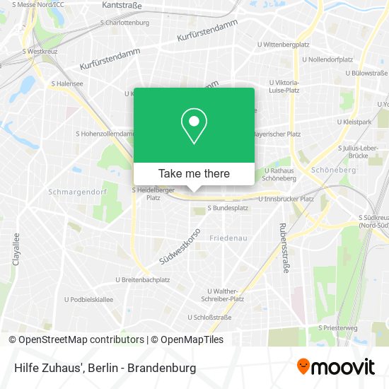 Hilfe Zuhaus' map