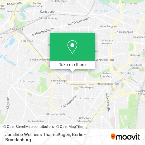 Карта Janshine Wellness Thaimaßagen