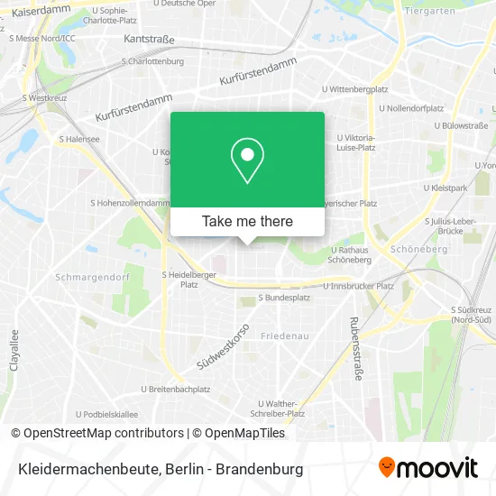 Карта Kleidermachenbeute