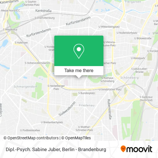 Карта Dipl.-Psych. Sabine Juber