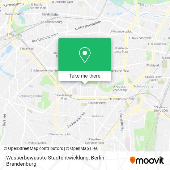 Wasserbewusste Stadtentwicklung map