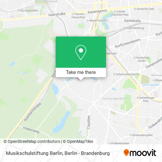 Карта Musikschulstiftung Berlin