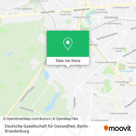 Deutsche Gesellschaft für Gesundheit map