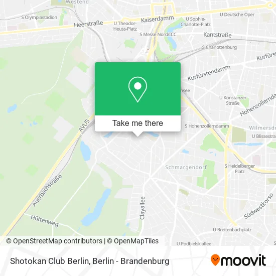 Shotokan Club Berlin map