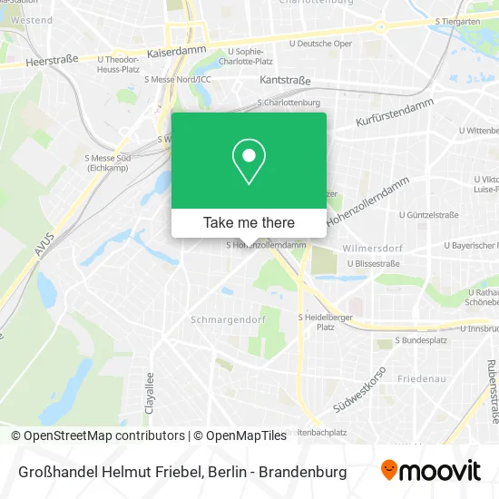 Карта Großhandel Helmut Friebel