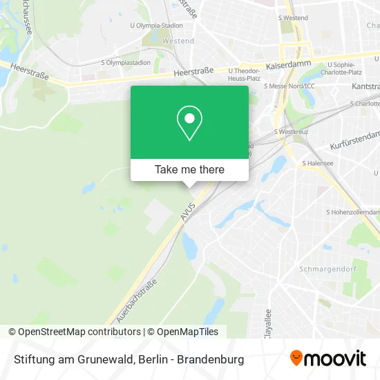 Карта Stiftung am Grunewald