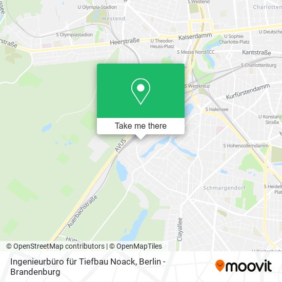 Ingenieurbüro für Tiefbau Noack map
