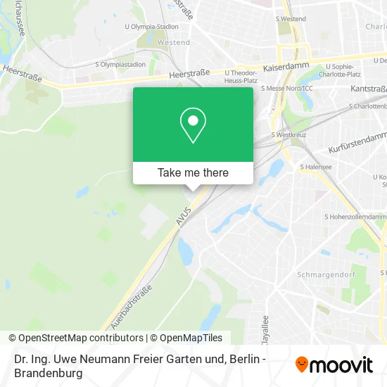 Карта Dr. Ing. Uwe Neumann Freier Garten und