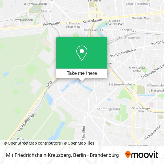 Карта Mit Friedrichshain-Kreuzberg