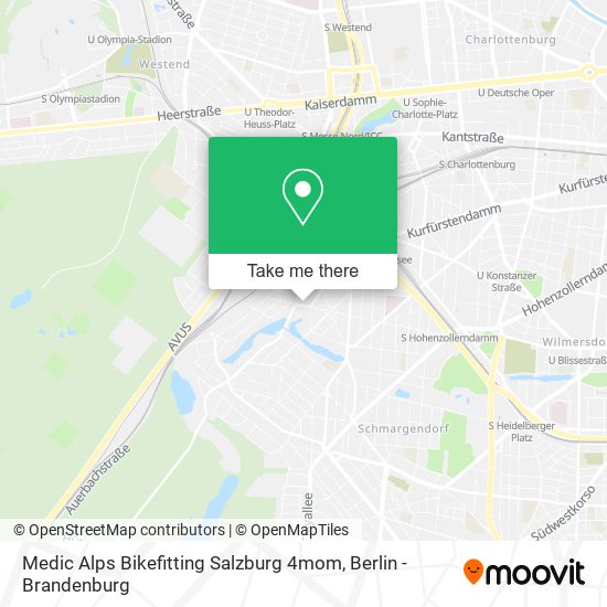 Карта Medic Alps Bikefitting Salzburg 4mom