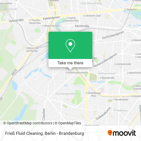 Frieß Fluid Cleaning map