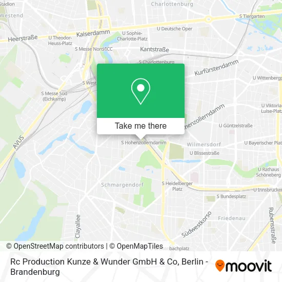 Rc Production Kunze & Wunder GmbH & Co map