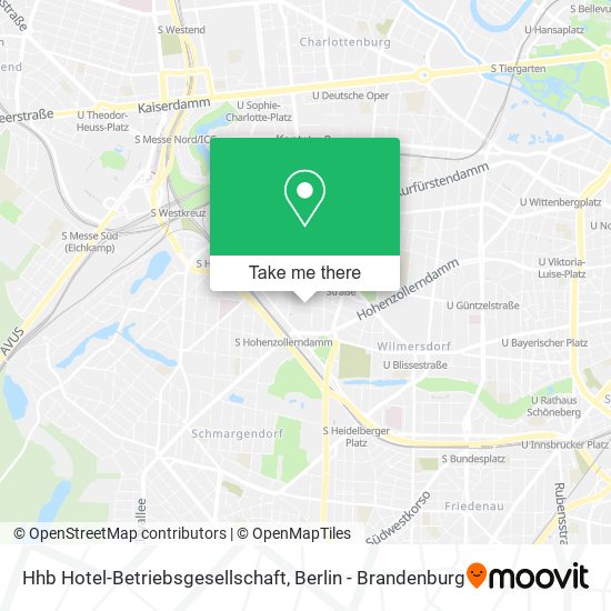 Hhb Hotel-Betriebsgesellschaft map
