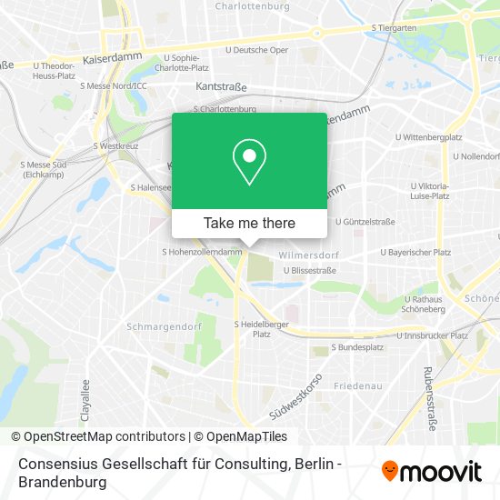 Consensius Gesellschaft für Consulting map