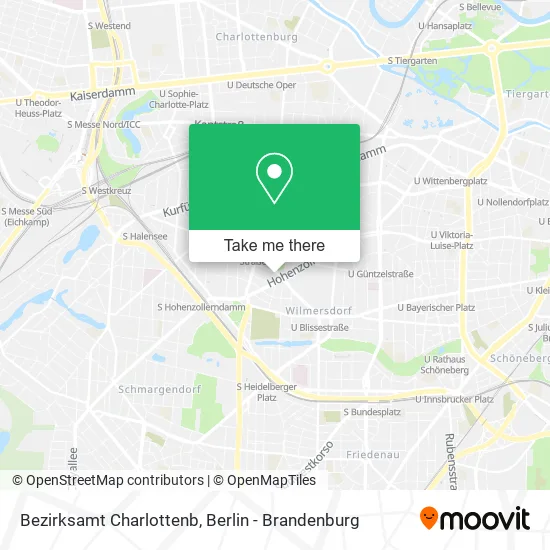 Карта Bezirksamt Charlottenb
